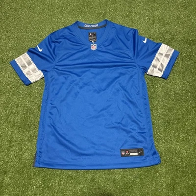Detroit Lions Nike Engineered Blank Football Jersey Mens Med  Blue - Image 1 of 4