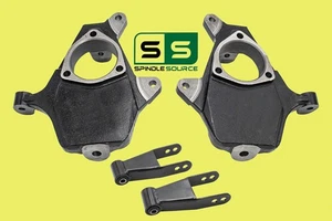 2"/2" Drop Kit Spindles +  Shackles FOR 1999 - 2006 Silverado Sierra 2WD / 4WD - Imagen 1 de 3