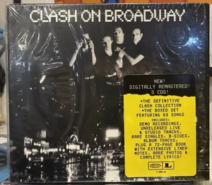 THE CLASH ON BROADWAY remastered 3x CD DEFINITIVE COLLECTION + 72 PAGE BOOK NM - Picture 1 of 7