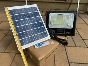 8000W Commercial Solar flood Lights Outdoor Dusk to Dawn Super Bright remote - Picture 1 of 3