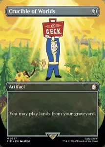 Crucible of Worlds Borderless #357 | PIP Fallout | MTG | Same Day Shipping! - Picture 1 of 1