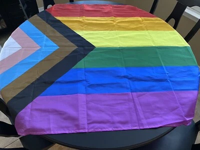 Bandera Arco Iris LGBTQ Bandera 3 x 5  Foto 1 de 3