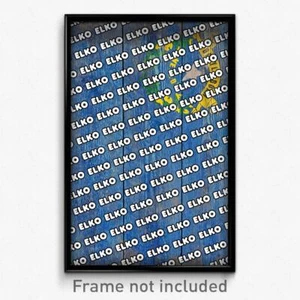 Elko Nevada Poster (NV City Souvenir 11x17 Town Print) - Picture 1 of 1