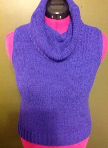 Jones New York Púrpura Sin Mangas Cuello de Vaca Suéter Para Mujer Talla Grande Camisa Blusa - Imagen 1 de 7