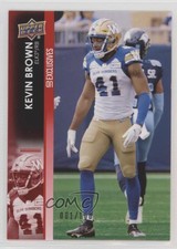 2022 Upper Deck CFL Exclusives /100 Kevin Brown #84
