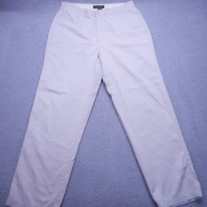 Pantalones Banana Republic para Hombre 36R 34x30 Caqui Calce Clásico Frente Plano Chino Hacking - Imagen 1 de 13