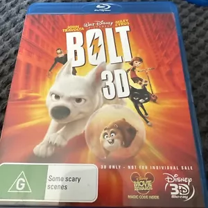 Bolt 3D Blu-ray Disney Miley Cyrus John Tavolta Region B Free Post - Picture 1 of 1
