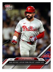 Kyle Schwarber Philadelphia Phillies 2024 Topps Now #532 - Picture 1 of 2
