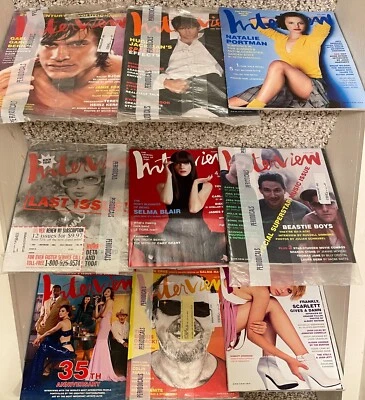 Interview Magazine Back Issues April 2001-November 2004 You Pick One - Image 1 of 4