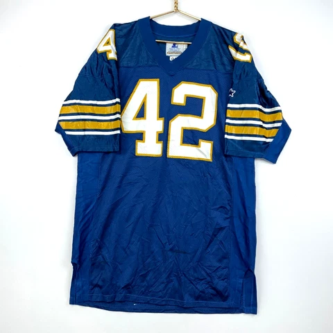 Vintage Pittsburgh Panthers #42 Game Cut Team Issued Starter Jersey Size 52 Ncaa Cover