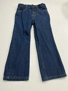 Cat & Jack Denim Jeans Girls Size 5 Relaxed Straight Leg - Picture 1 of 5