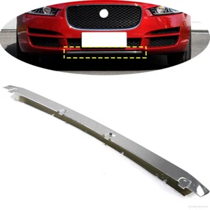 Fit For Jaguar XE 2015-2019 Replacement Front Bumper Chrome Moulding Cover Trim - Picture 1 of 5
