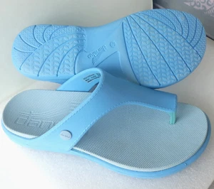 Dansko Krystal Molded Sandals Blue Wo's Thong Flip Flop Wo's 37/US 6.5-7 ~ NEW - Picture 1 of 16