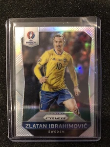 2016 Panini Prizm ZLATAN IBRAHIMOVIC Rare SILVER REFRACTOR #241 UEFA EURO SOCCER - Picture 1 of 1