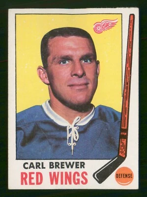 CARL BREWER 1969-70 TOPPS 69-70 NO 59 EX+    53763 - Image 1 of 2