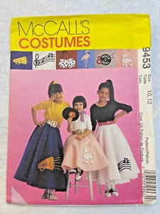 McCall's 9453 Costumes Size 10, 12 Children's & Girls' Circle Skirt & Petticoat - Picture 1 of 3