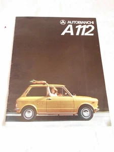 Oldtimer Prospekt Autobianchi A112 Französische Ausgabe - Bild 1 von 3