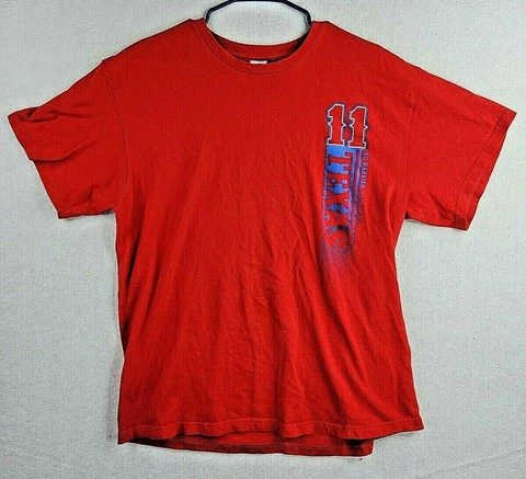 Vintage 2012 Texas Rangers Mens 11 Yu Darvish Graphic T-shirt Size XL  133-3210 Cover