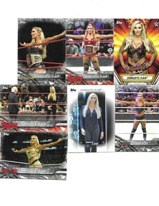 TOPPS WWE 7 SEXY CHARLOTTE FLAIR WRESTLING CARDS - Picture 1 of 1
