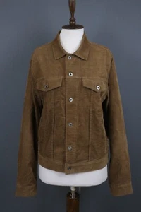 J. Crew Brown Full Button Long Sleeve Chest Pockets Corduroy Jacket Size M - Picture 1 of 16