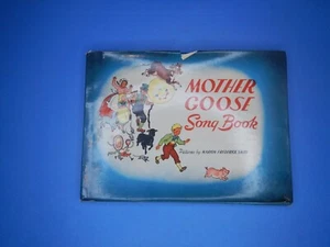 MOTHER GOOSE SONG BOOK by Pfaffle dustjacket 1948 illustrated - Picture 1 of 12
