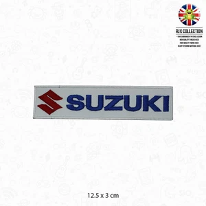 SUZUKI Car Brand Logo Patch Iron On Patch Sew On Embroidered Patch - Picture 1 of 1