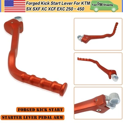 Nueva palanca de arranque forjada para KTM SX SXF XC XCF-W EXC 250 300 350 450 Foto 1 de 4