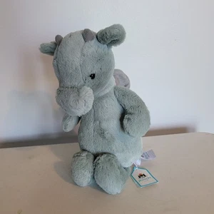 Jellycat Medium Bashful Dragon Plush Stuffed Animal Green NWT AUTHENTIC - Picture 1 of 4