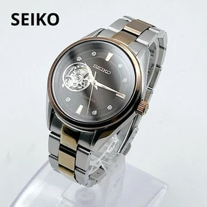 Reloj Seiko Presage Automático Corazón Abierto Exposición Fondo 24 Joyas - Imagen 1 de 12