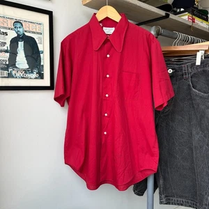 VINTAGE 70s | Arrow Canada Union Made Short Sleeve Button Down Shirt sz XL - Picture 1 of 7