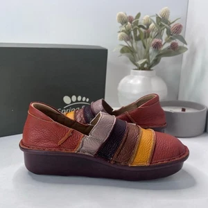 Spring Step Firefly Leather Loafer Camel Multi Women EU 37/6.5 NWB Art to Wear - Picture 1 of 11
