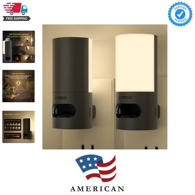 Elegant Rotatable Motion Sensor LED Night Light - Adjustable Brightness, 2-Pack - Image 1 of 4