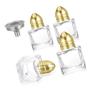 4 Stück Mini Salz und Pfefferstreuer, 0,5 Unzen Mini Salzstreuer Gold Salze und Pfefferstreuer... - Bild 1 von 7