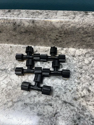 Camiseta Jaco 70-4-N-O Negra Polipropileno Unión Tubo 1/4 OD Nueva Foto 1 de 4