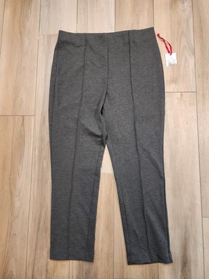 Ruby Rd Pants Womens Large Petite Pull On Gray Elastic Waist NWT  - Image 1 of 4