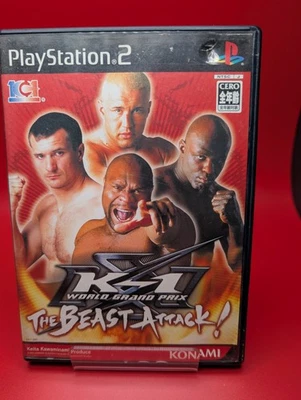 K-1 World Grand Prix The Beast Attack! Sony PlayStation 2 Japanese Import Game - Image 1 of 4
