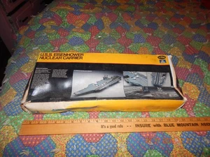Testors Italeri U.S.S. Eisenhower Nuclear Carrier-894 from 1980, NIOB - Picture 1 of 3