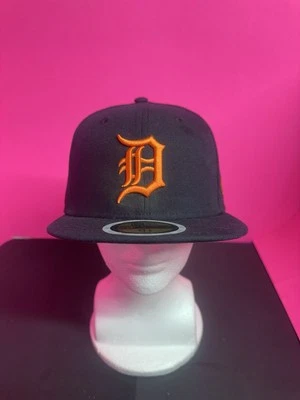 New Era 59Fifty Kids Boys Cap Detroit Tigers Navy On Field Road Boy's Fitted Hat - Image 1 of 4