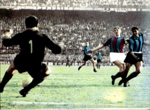 figurina Lampo Film del Campionato 1962 # 134 Inter Bologna - Picture 1 of 2