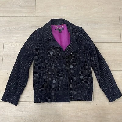 Chaqueta Abrigo Vestido MARC BY MARC JACOBS Y2K Mujer Terciopelo Negro #C Foto 1 de 4