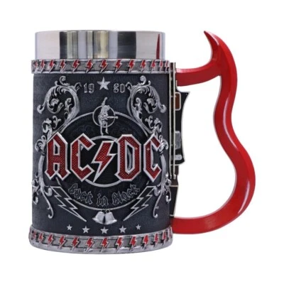 NEMESIS NOW ACDC BACK IN BLACK TANKARD 16 CM NEU UND OVP