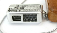 Vintage MINOX Light/Exposure Meter for SPY CAMERA w/Leather Case & Chain