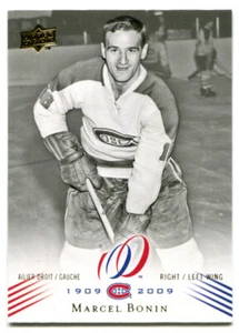2008-09 UD Montreal Canadiens Centennial Marcel Bonin Card #72 - Picture 1 of 1