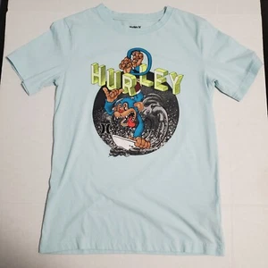 Hurley Boy's Youth Cotton Polyester Blend Premium T-Shirt Large - Picture 1 of 8
