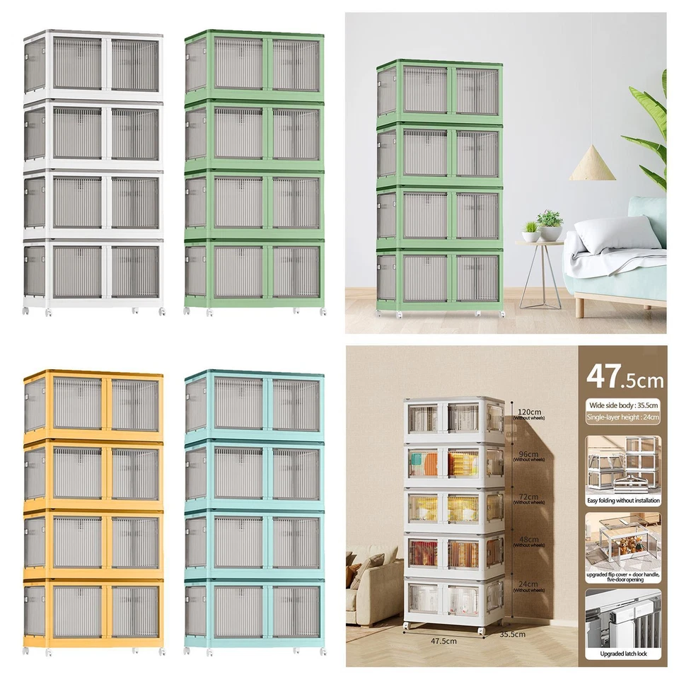 Tragbarer Kleiderschrank für Schlafzimmer, Wohnzimmer, Hemden, Schuhe, - Bild 1 von 1