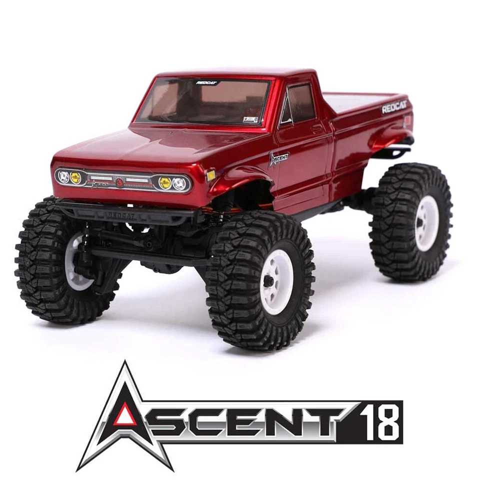 Redcat Racing 1:18 Ascent Brushed RED Rock Crawler RER31320 - Image 1 of 1