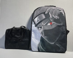 Anime Naruto Bolso Mochila Ligero Escolar con Aislado Bolsa de Almuerzo NUEVO - Imagen 1 de 10