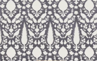 Schumacher Wallpaper Chenonceau Charcoal 5004123 Lot of 2 - Image 1 of 4
