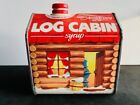 1987 Log Cabin Syrup 1 Pint-8 Oz. Metal Tin Advertising Can - 100Th Anniversary