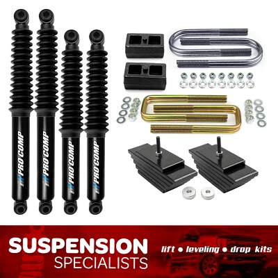 For Early 1999 Ford F250 F350 4X4 3" Front 2" Rear Lift Kit w/ Pro Comp Shocks Foto 1 de 4